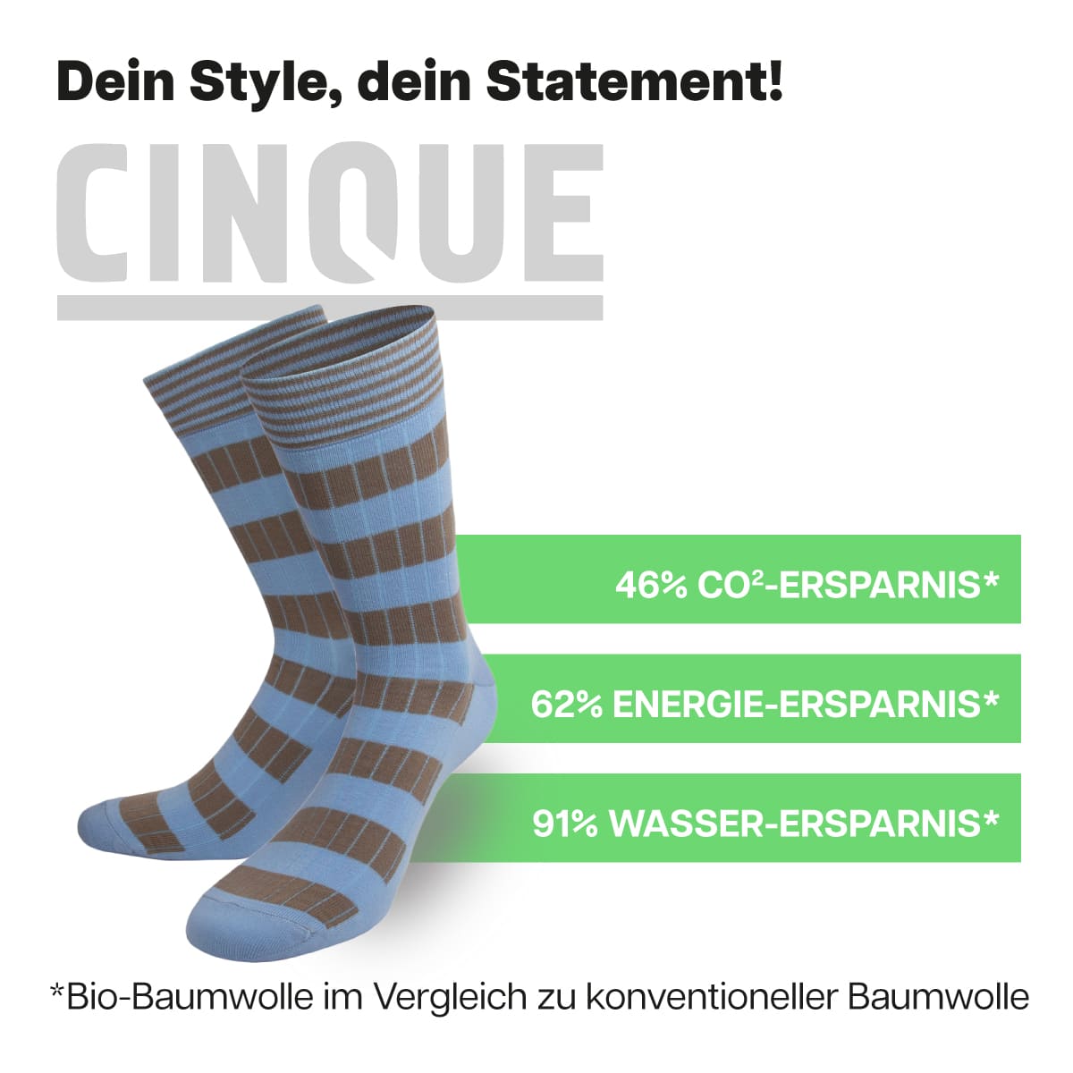 CINQUE SOCKEN Streifen