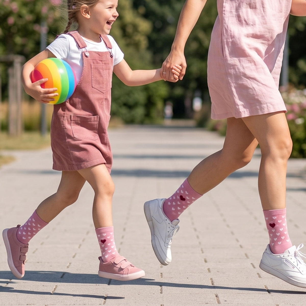 Herz Socken - Family Pack
