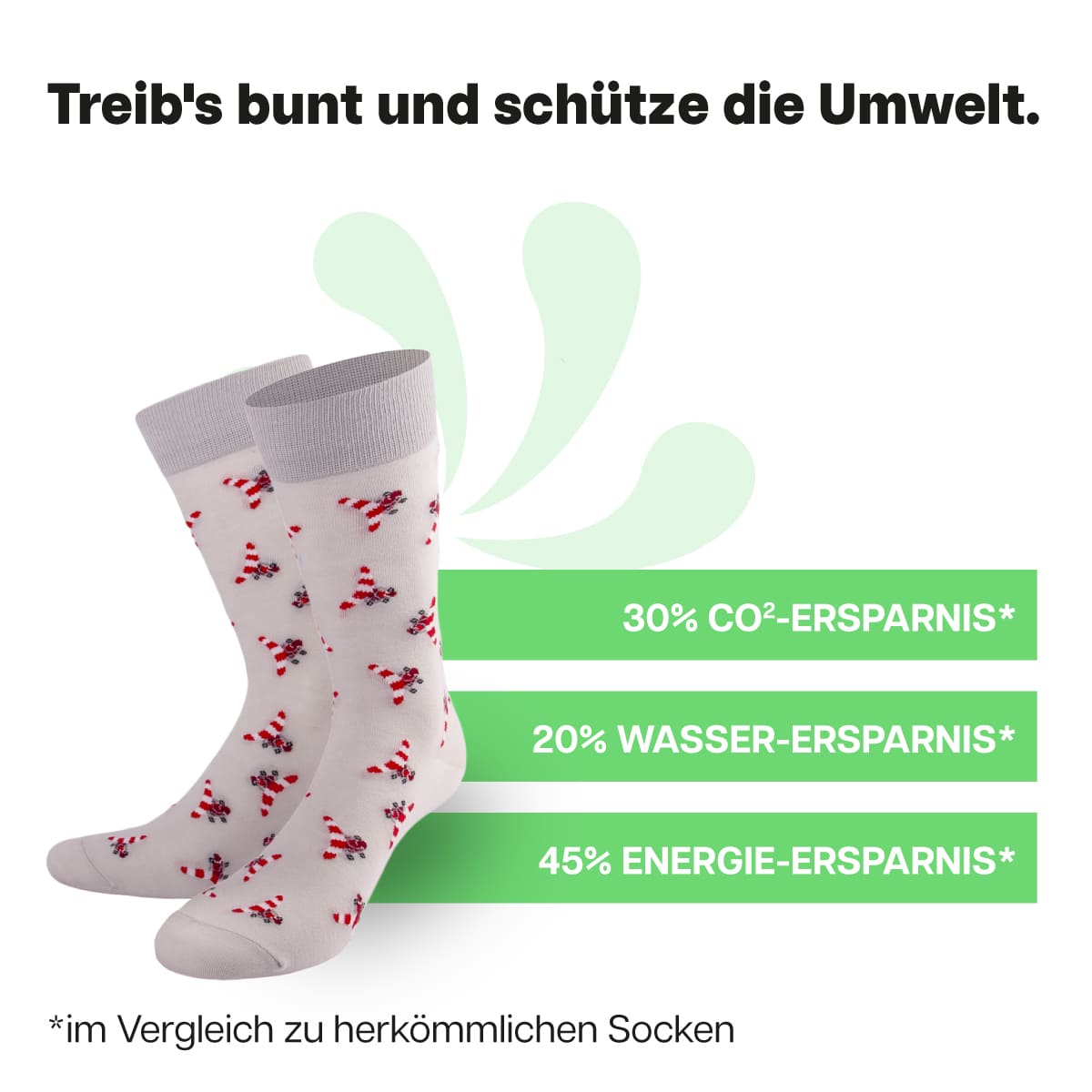 Nachhaltige Flugzeug Socken von PATRON SOCKS