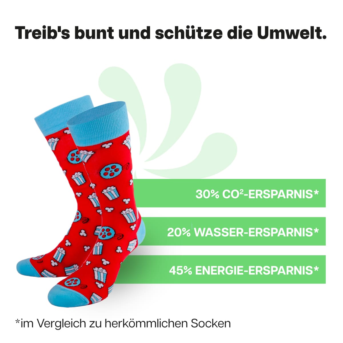 Nachhaltige Kino Socken von PATRON SOCKS