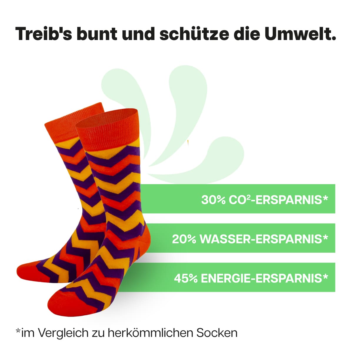 Nachhaltige Zickzack Socken von PATRON SOCKS