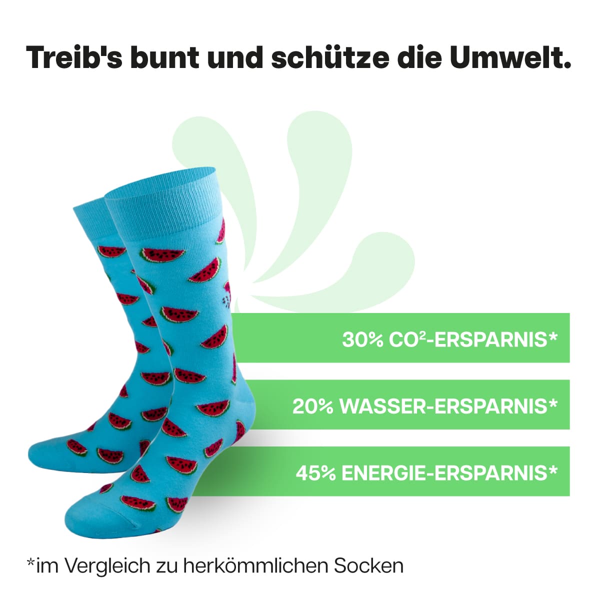 Nachhaltige Melonen Socken von PATRON SOCKS