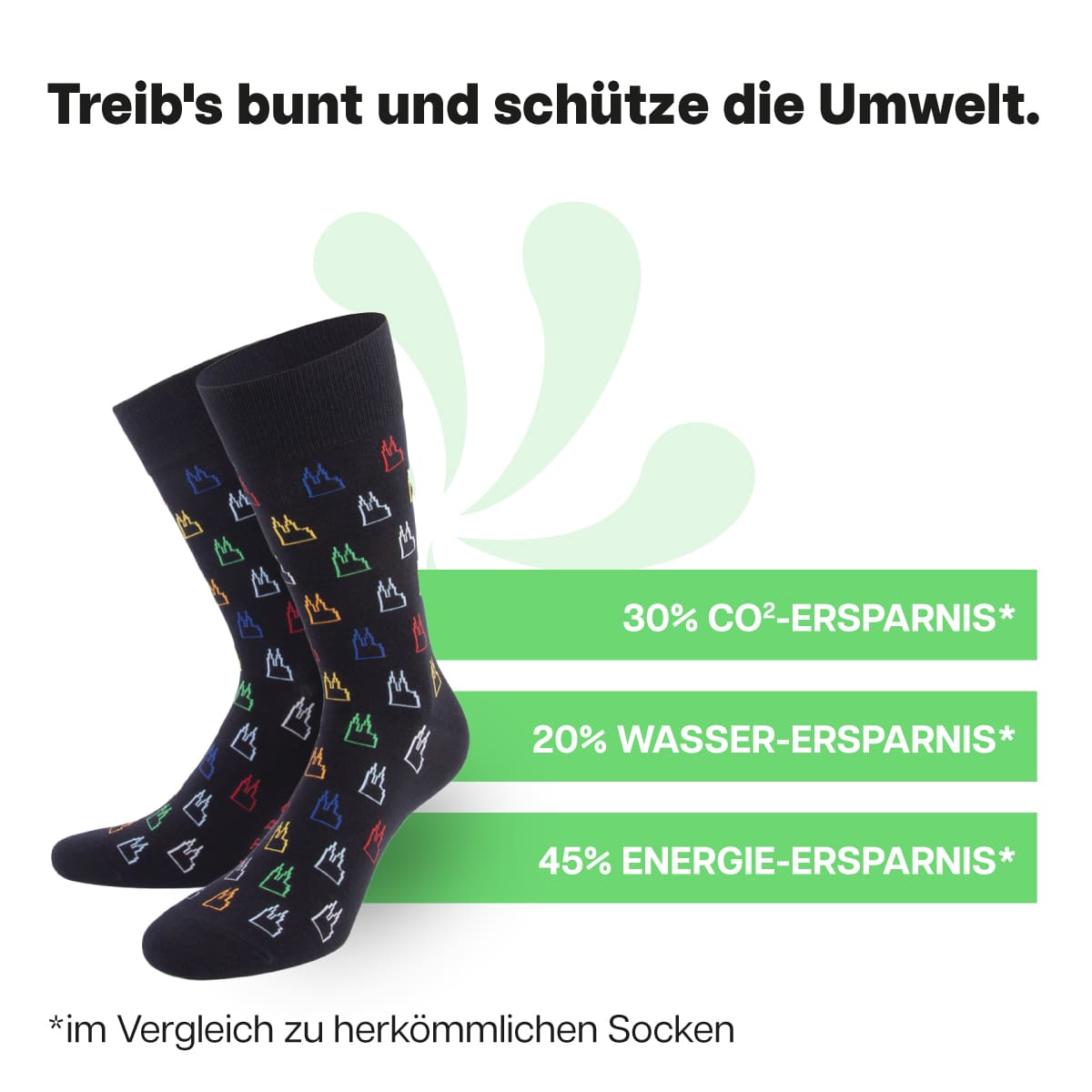 Nachhaltige Kölner Dom Socken von PATRON SOCKS