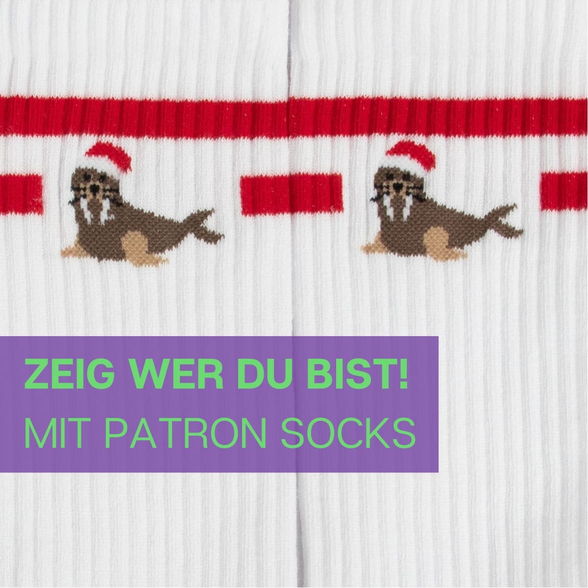 XMAS Robben Sportsocken