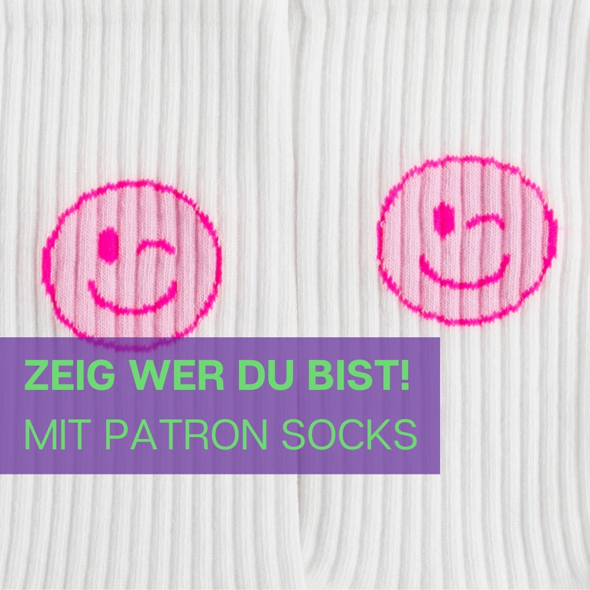 Zwinker Smile Sportsocken