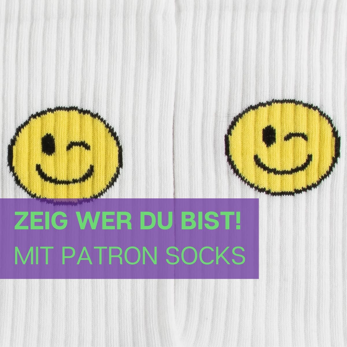 Zwinker Smile Sportsocken
