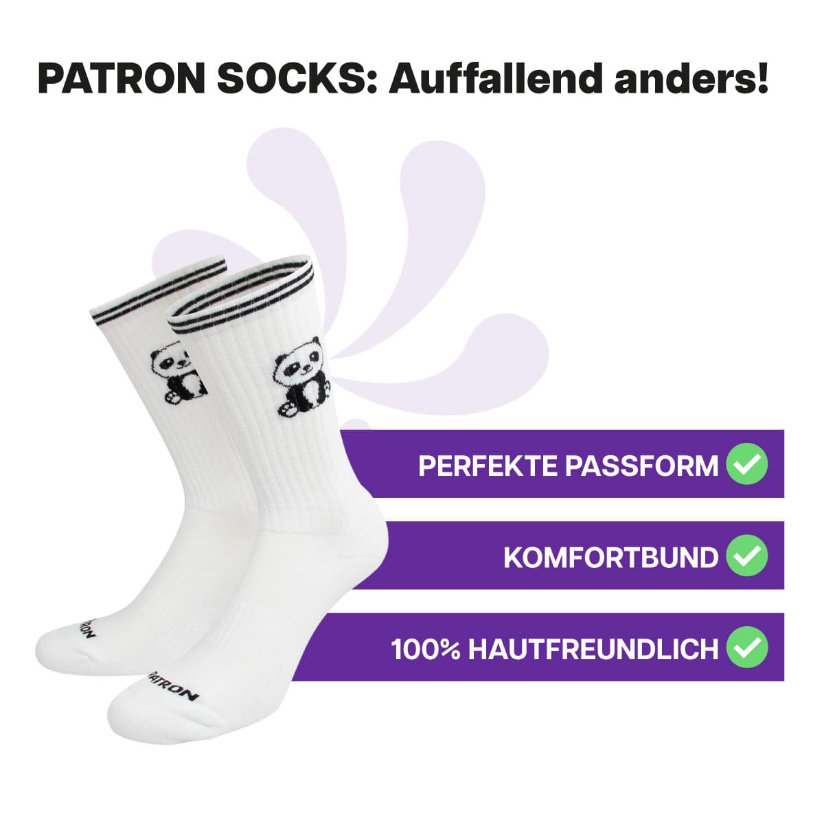 Panda Sportsocken