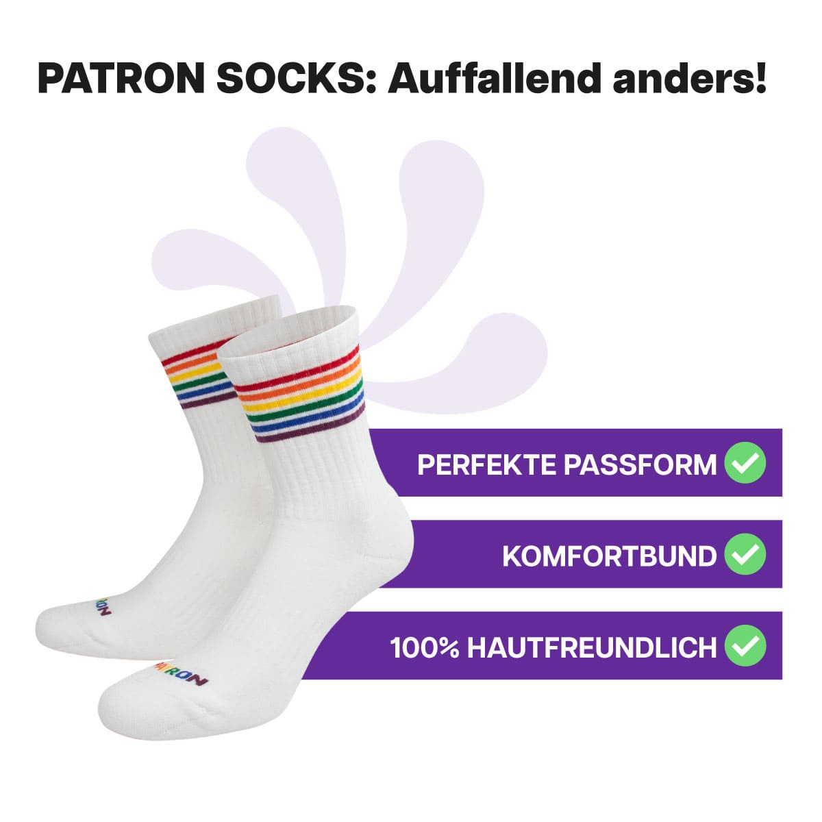 Pride Vibes Tennissocken