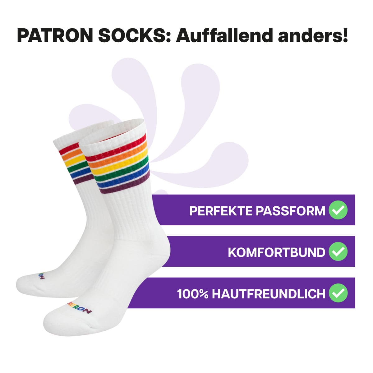 Pride Stripes Tennissocken