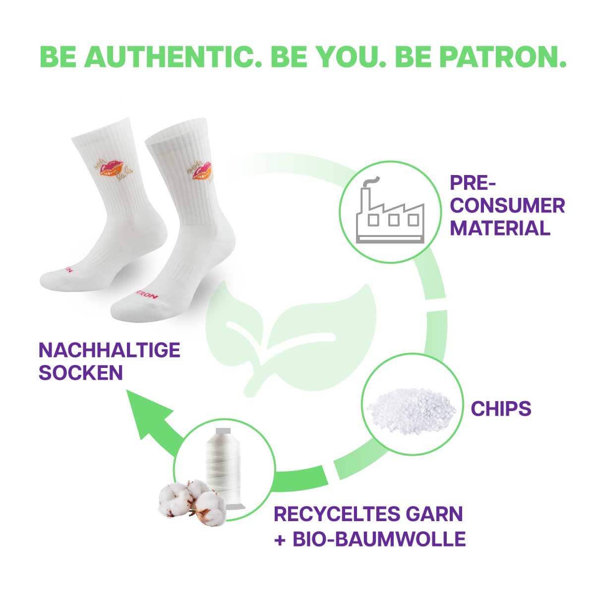 Ooh la la Glitzersocken