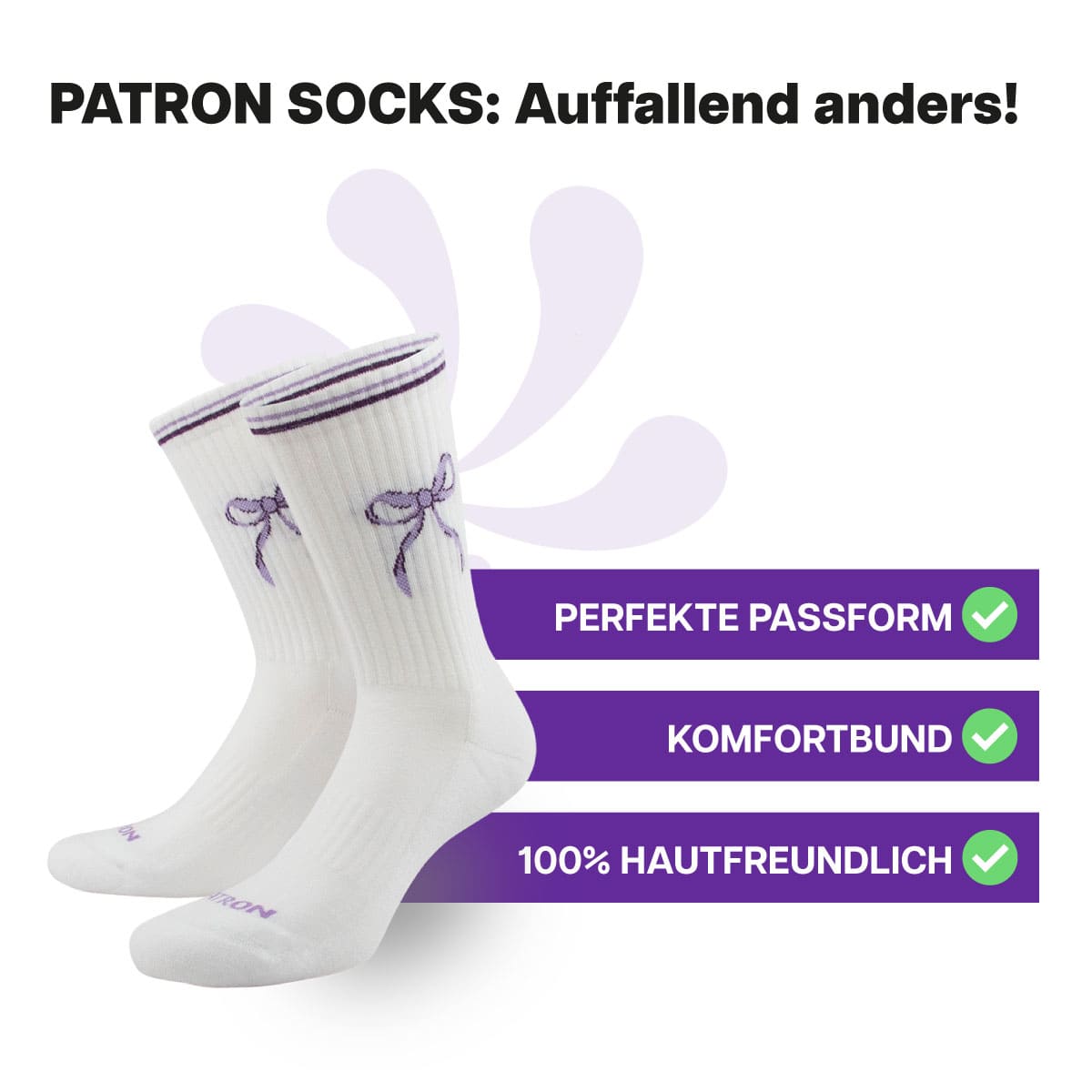 Bow Tennissocken