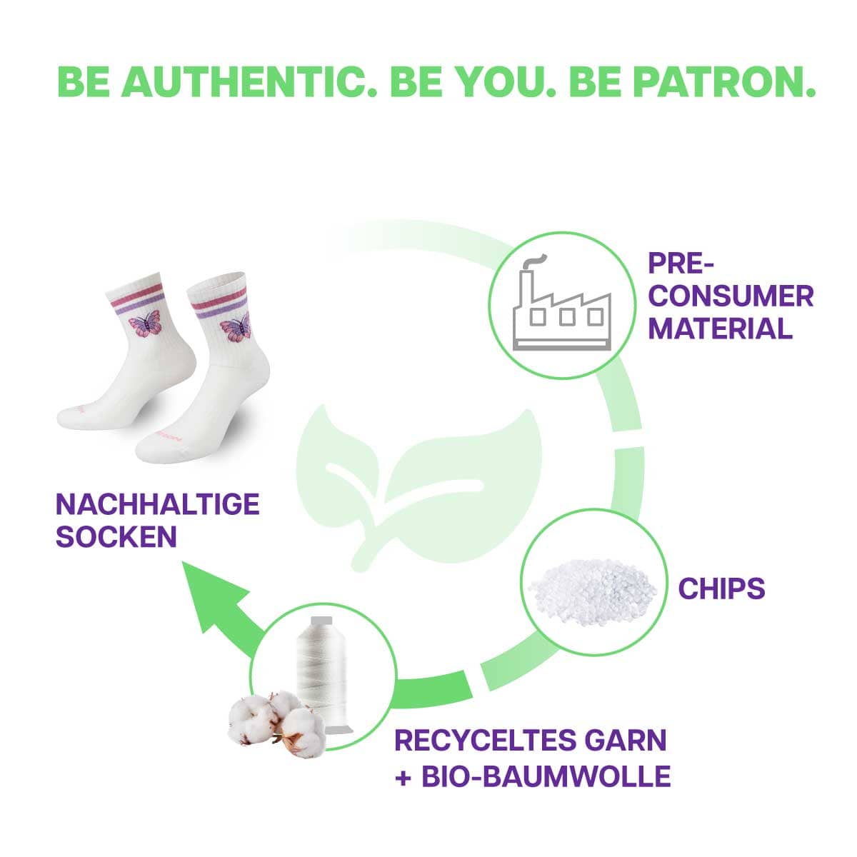 Butterfly Tennissocken