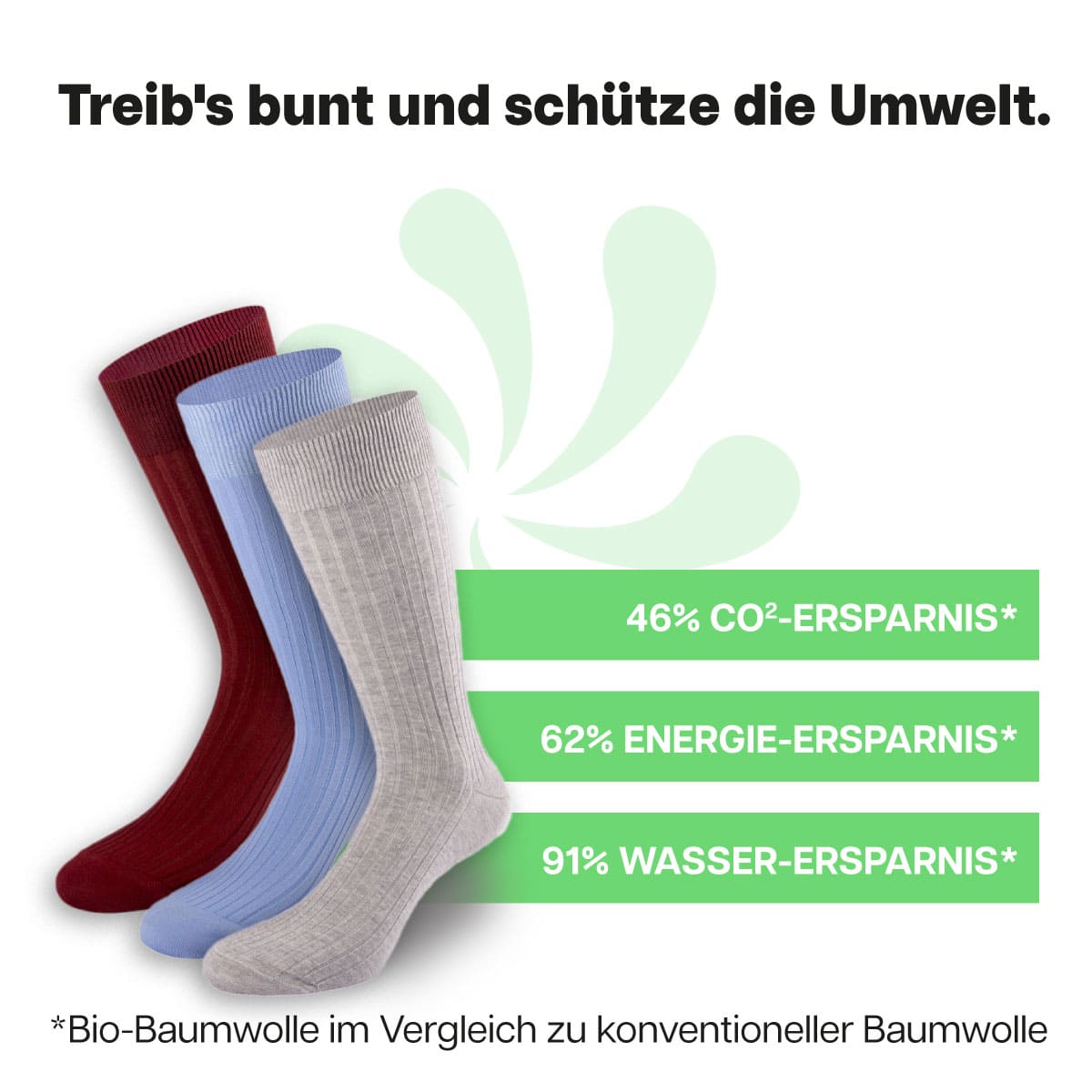 Business Socken in drei verschiedenen Farben aus Bio Baumwolle von PATRON SOCKS