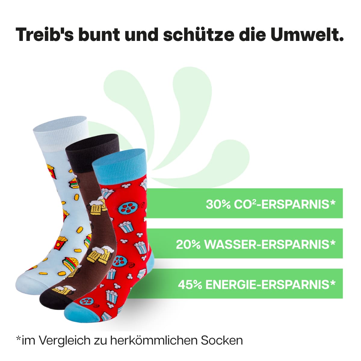 Nachhaltige bunte Socken von PATRON SOCKS