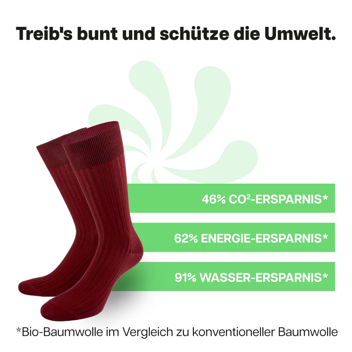 Nachhaltige bordeaux Business Socken von PATRON SOCKS