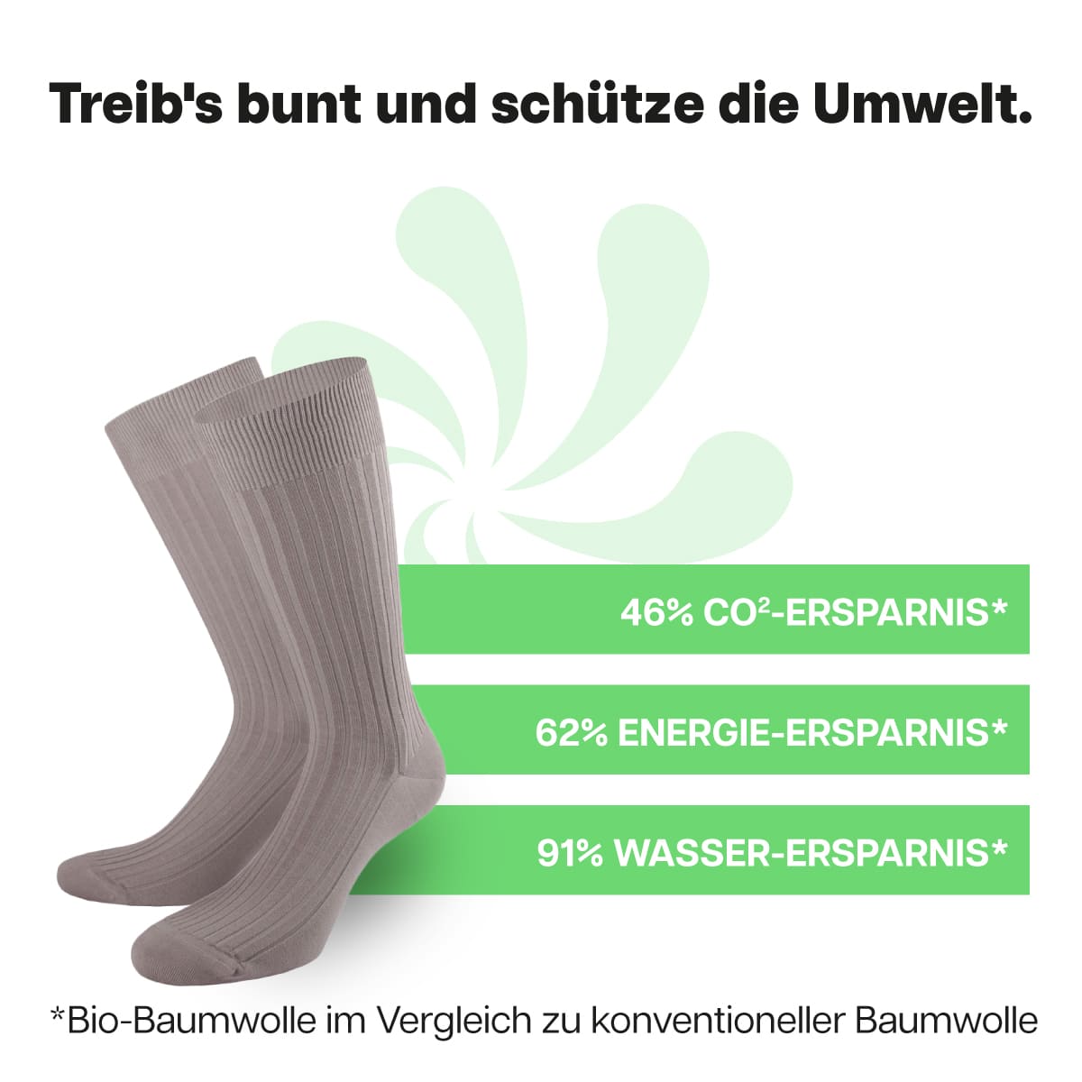 Nachhaltige hellgraue Business Socken von PATRON SOCKS