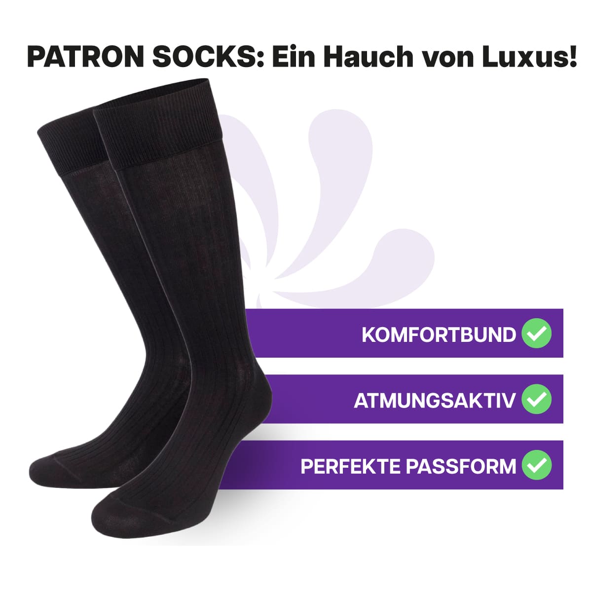 Erstklassige Kniestrümpfe von PATRON SOCKS