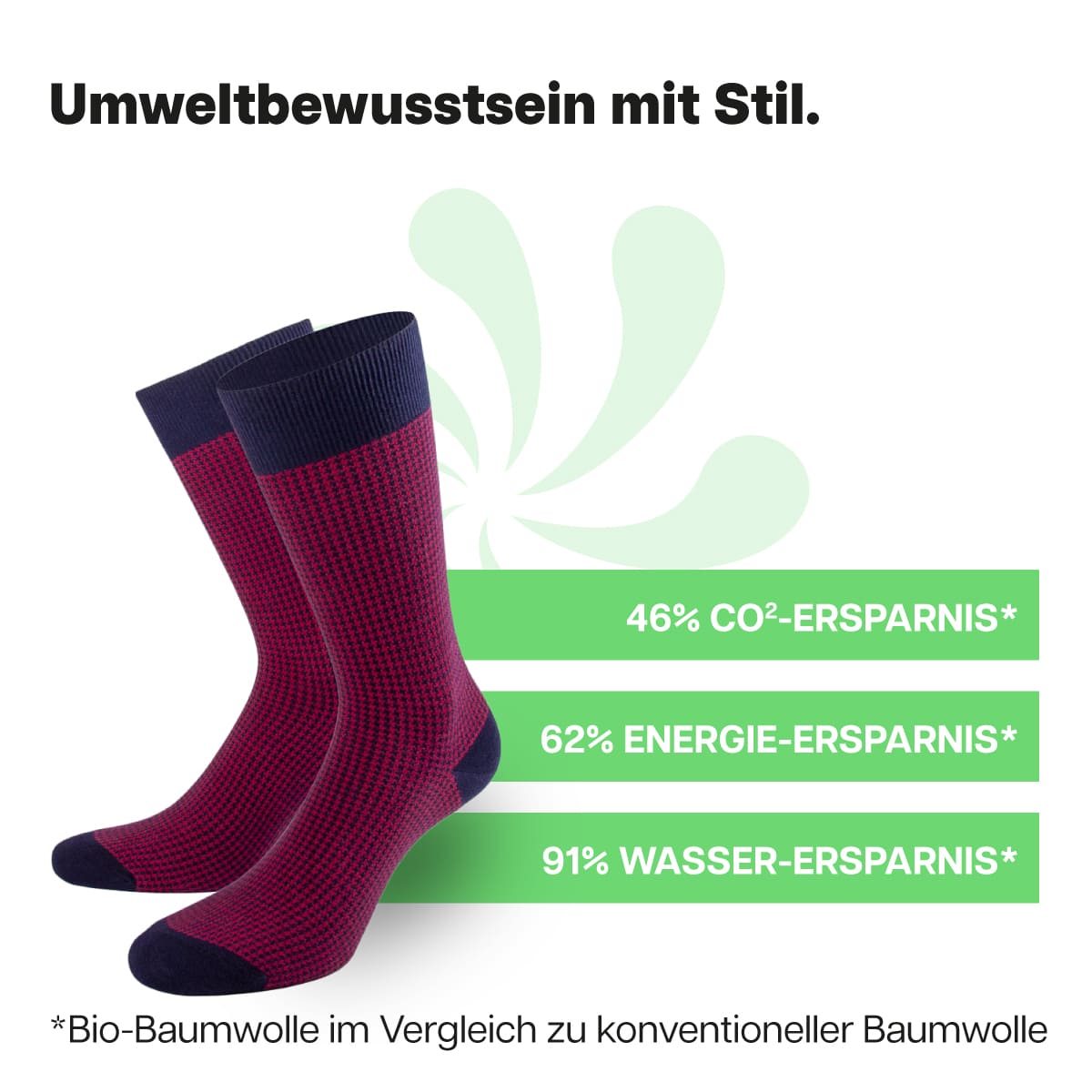 Nachhaltige Luxus Herren Socken aus Bio-Baumwolle von PATRON SOCKS
