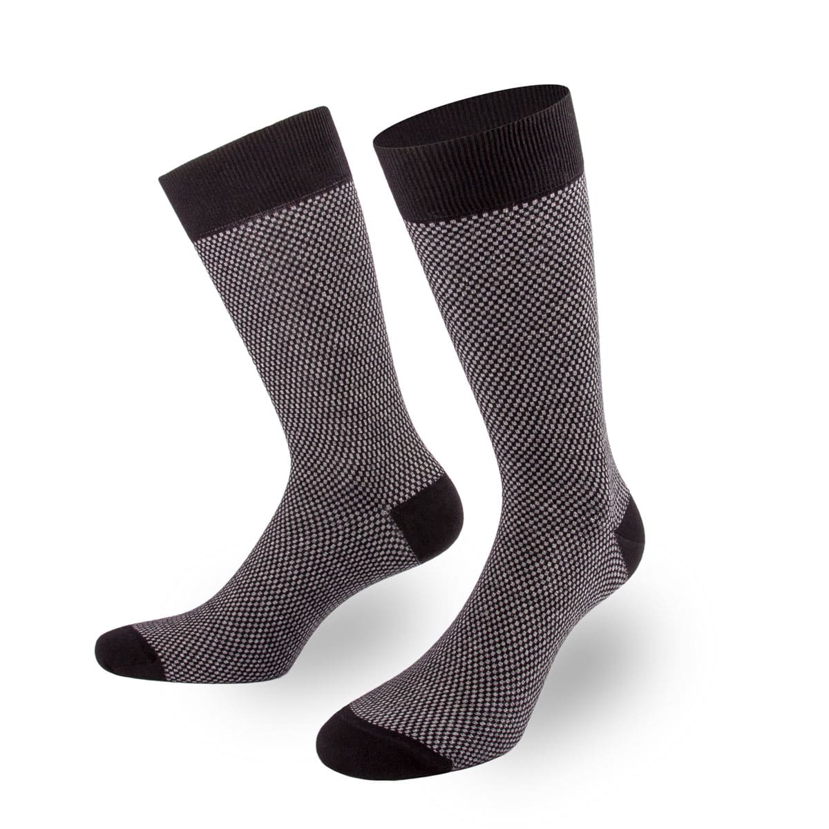 Luxus Herren Socken in schwarz weiß von PATRON SOCKS