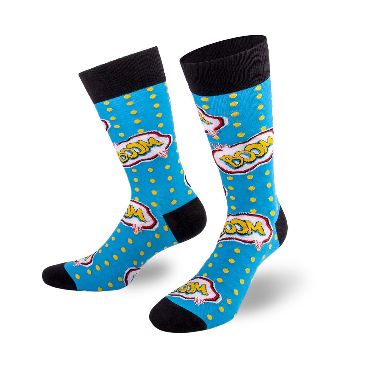 Blaue Socken mit Boom Aufschrift von PATRON SOCKS
