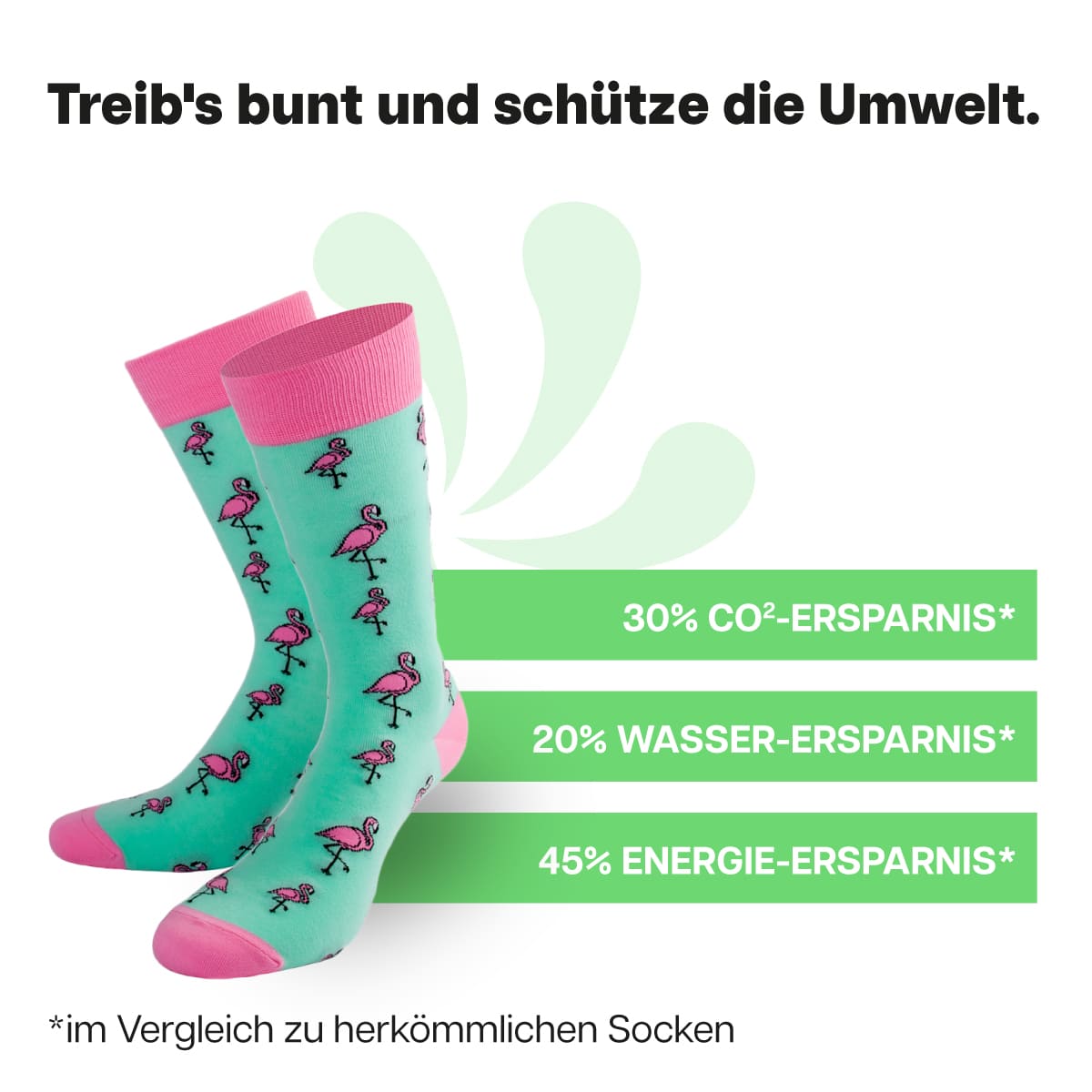 Nachhaltige Flamingo Socken von PATRON SOCKS
