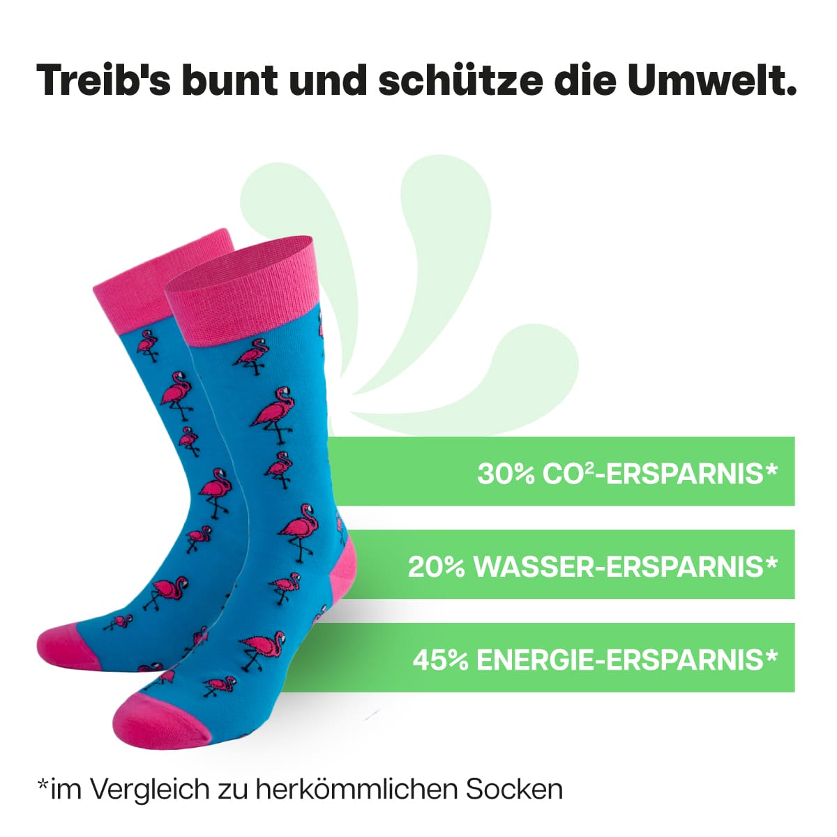 Nachhaltige Flamingo Socken von PATRON SOCKS