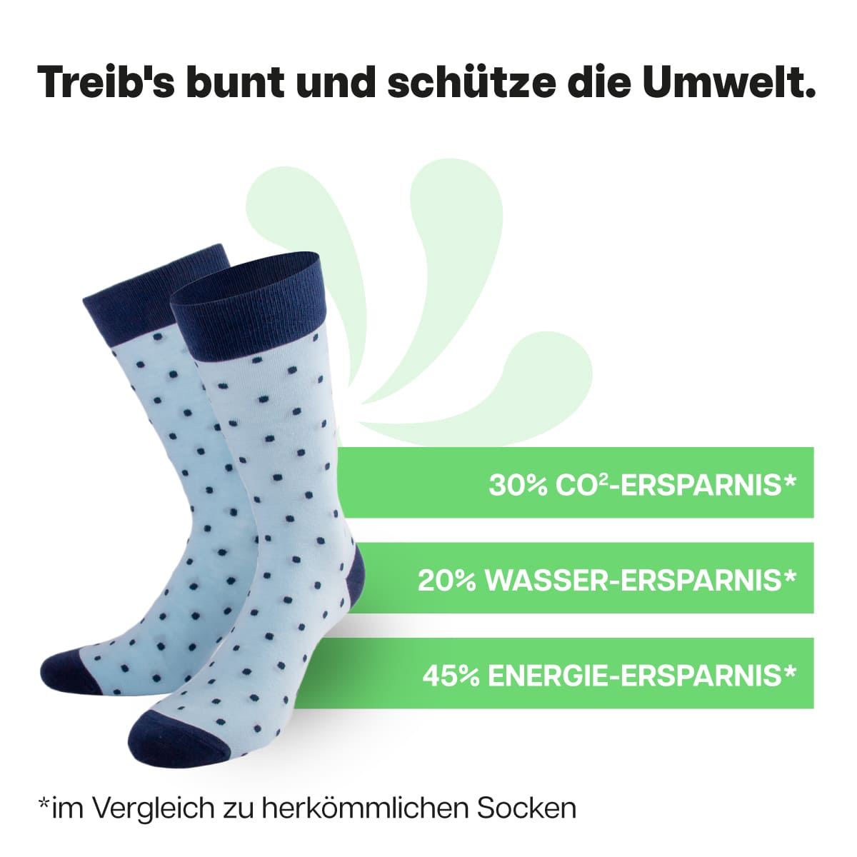 Nachhaltige Punkte Socken von PATRON SOCKS
