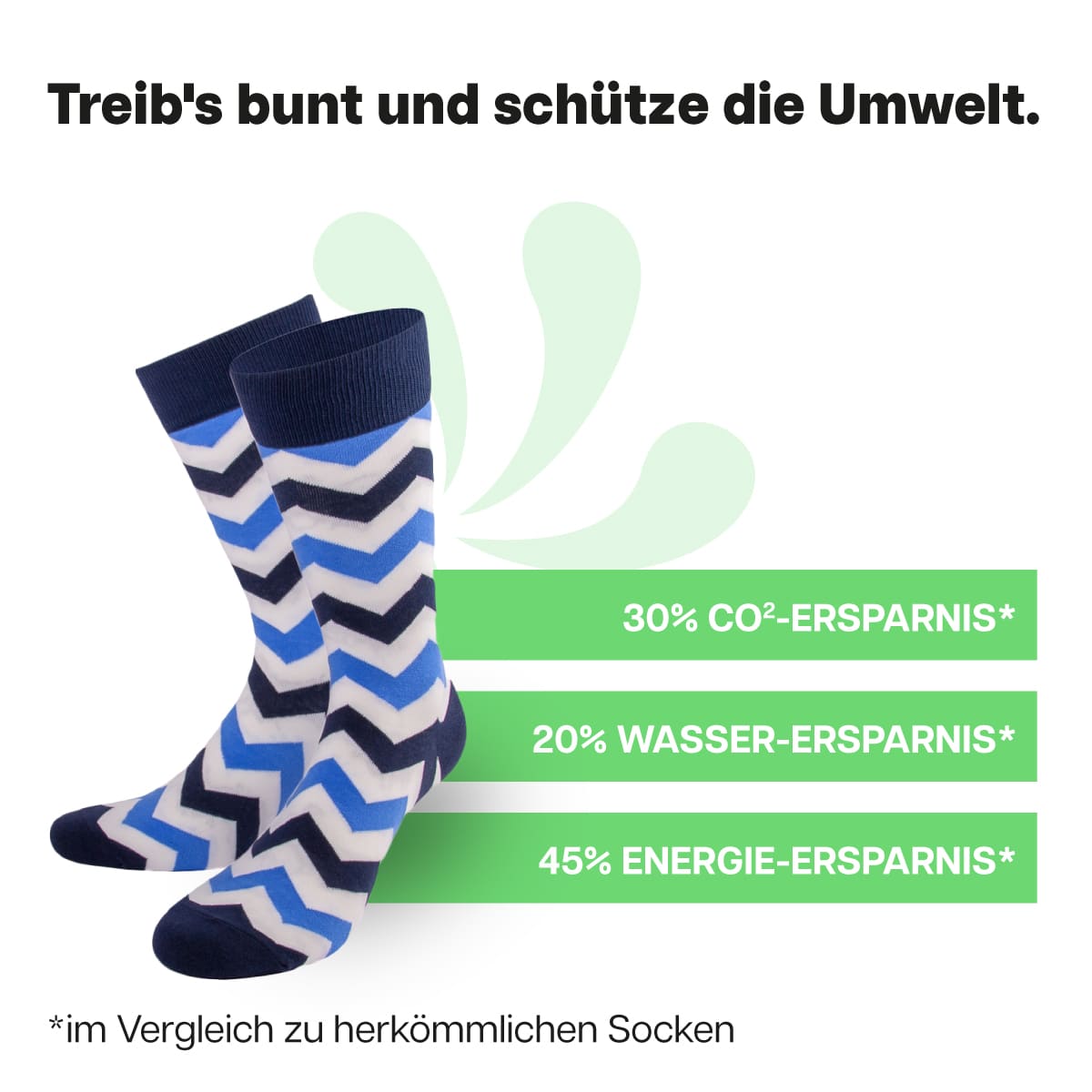 Nachhaltige Zickzack Socken von PATRON SOCKS
