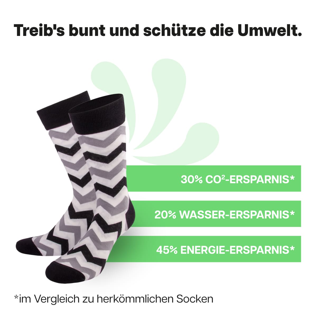 Nachhaltige Zickzack Socken von PATRON SOCKS
