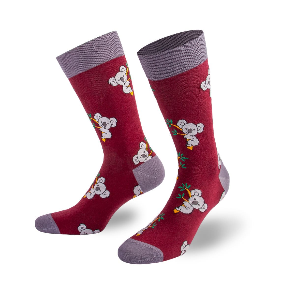 Knuffige rote Koala Socken von PATRON SOCKS
