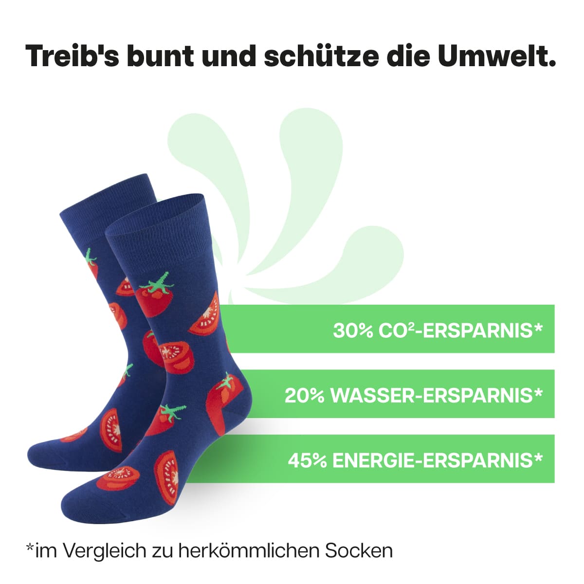 Nachhaltige Tomaten Socken von PATRON SOCKS
