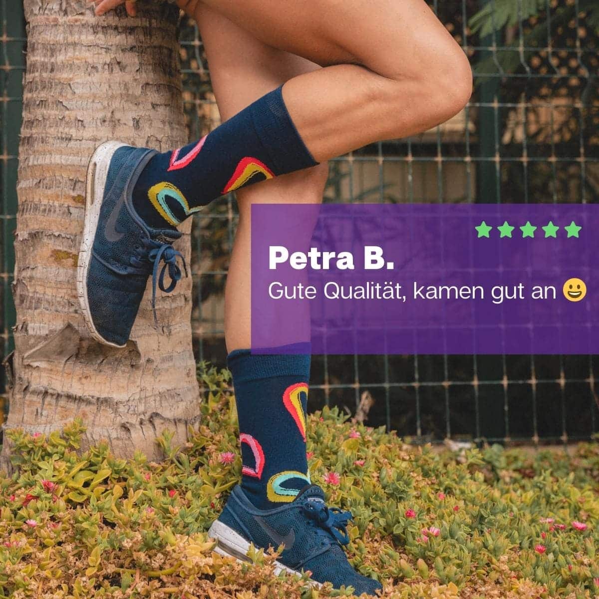 Herz Socken von PATRON SOCKS in Sportschuh