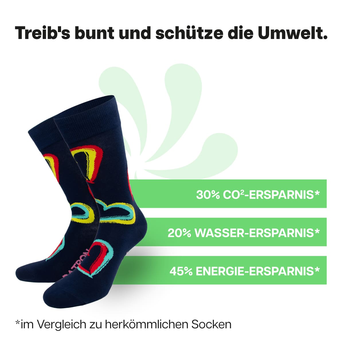 Nachhaltige Herz Socken von PATRON SOCKS