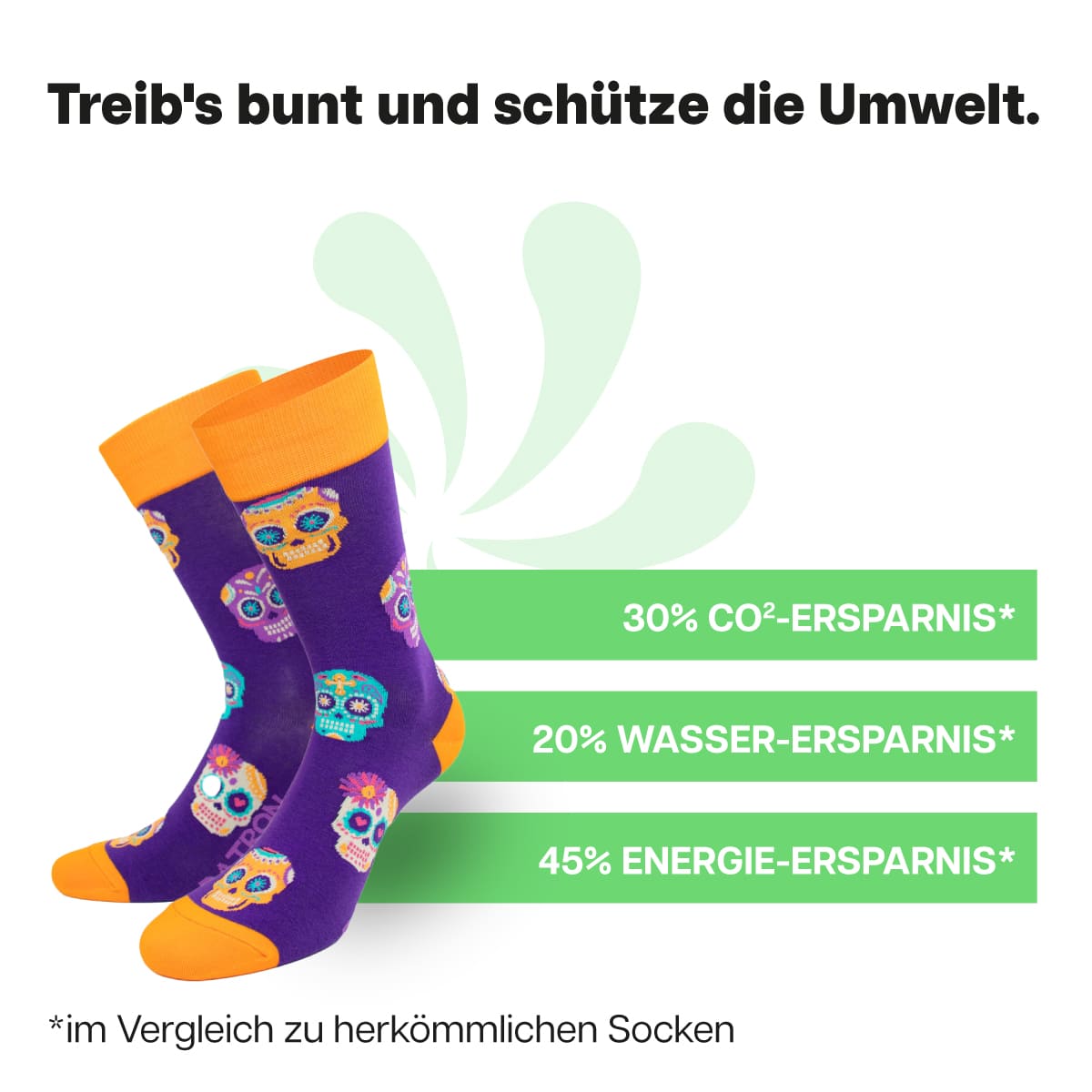 Nachhaltige Totenkopf Socken von PATRON SOCKS