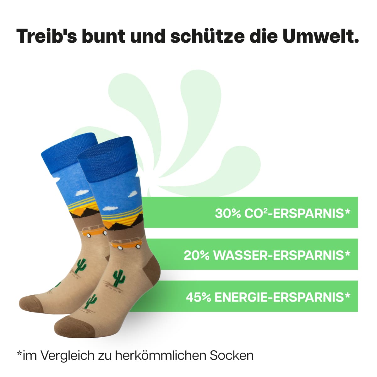 Nachhaltige Bulli Socken von PATRON SOCKS