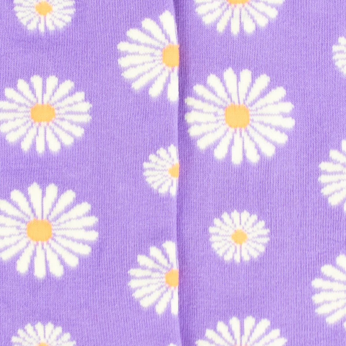 Nahaufnahme der lila Blumen Socken von PATRON SOCKS
