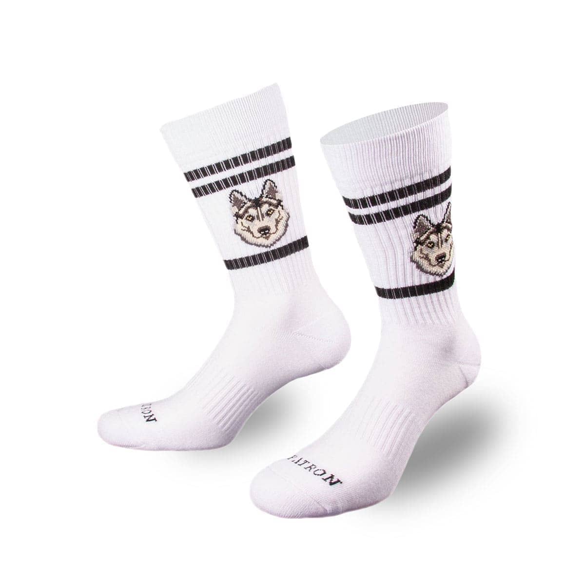 Lange weiße Husky Tennissocken von PATRON SOCKS