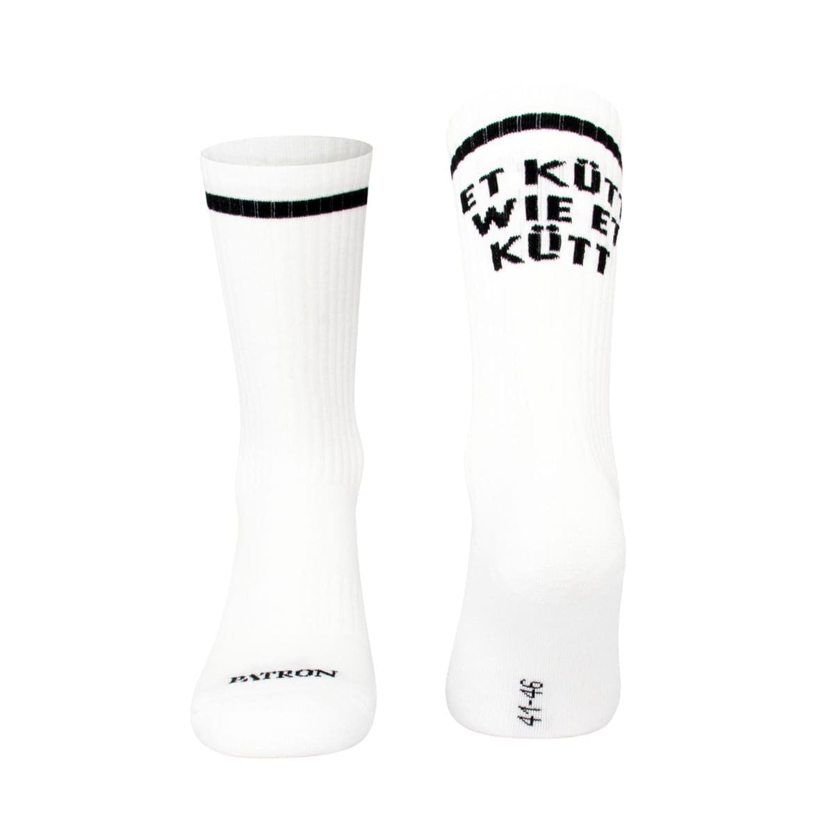 Schweißabsorbierende weiße Et kütt Sportsocken von PATRON SOCKS
