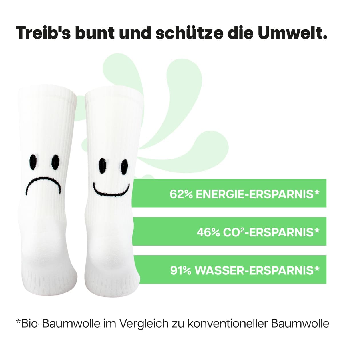 Nachhaltige weiße Sportsocken von PATRON SOCKS
