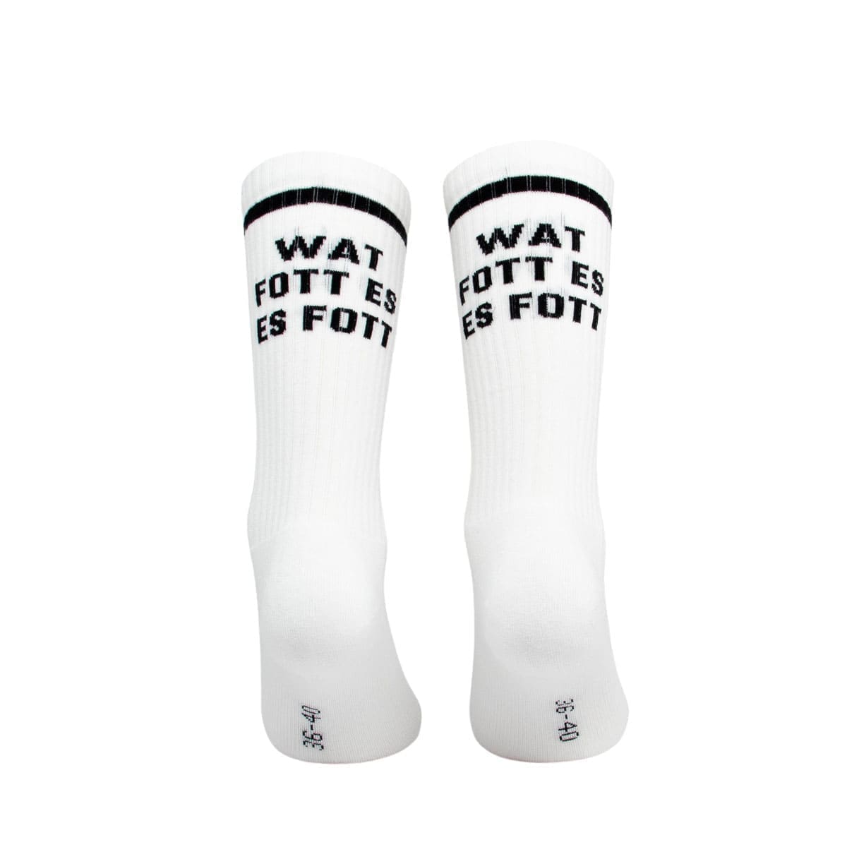 Schweißabsorbierende weiße Watt fott Sportsocken von PATRON SOCKS