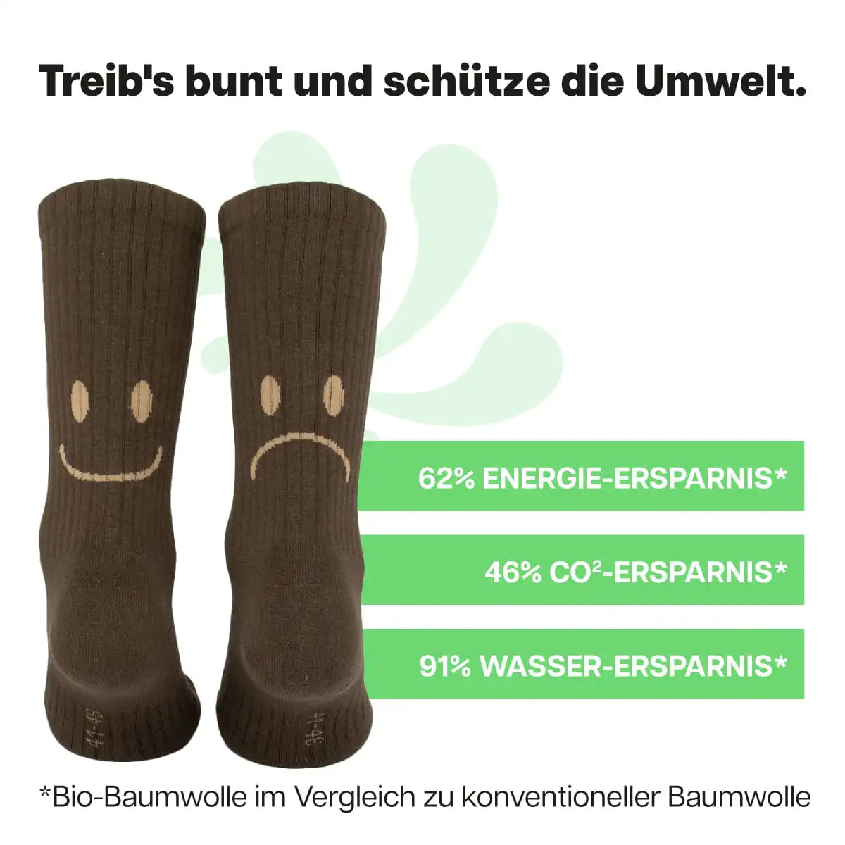 Nachhaltige braune Sportsocken von PATRON SOCKS

