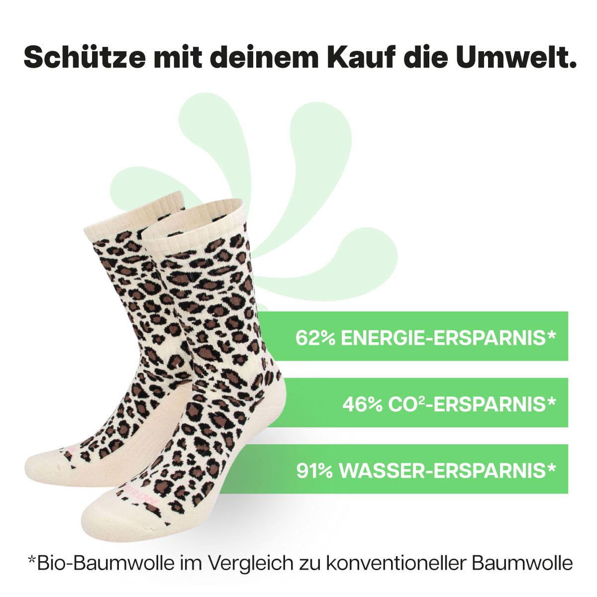 Leopard Sportsocken
