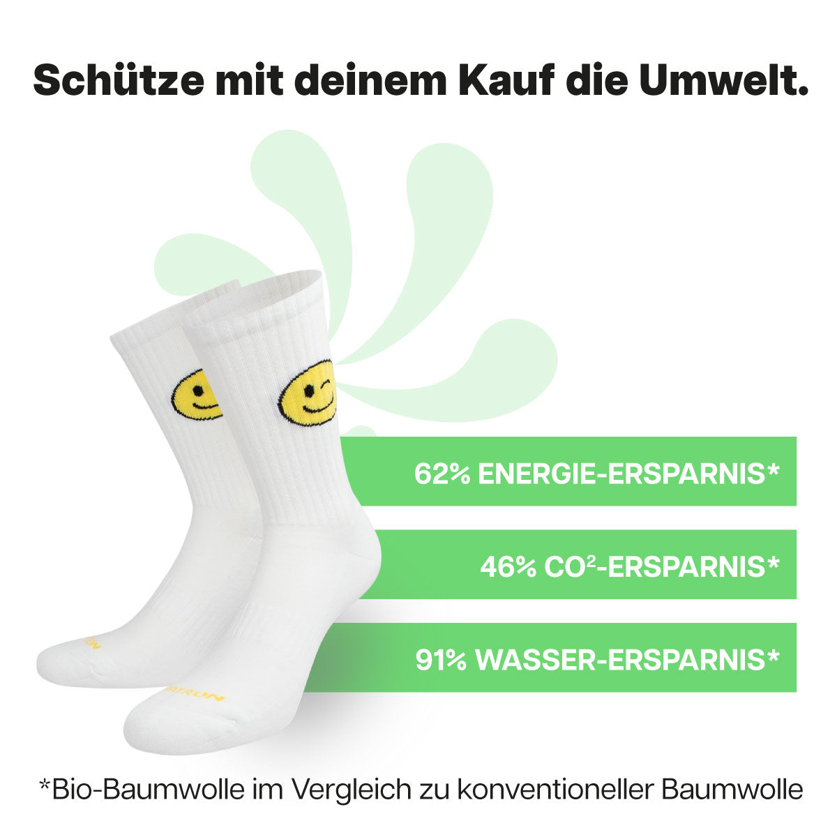 Zwinker Smile Sportsocken