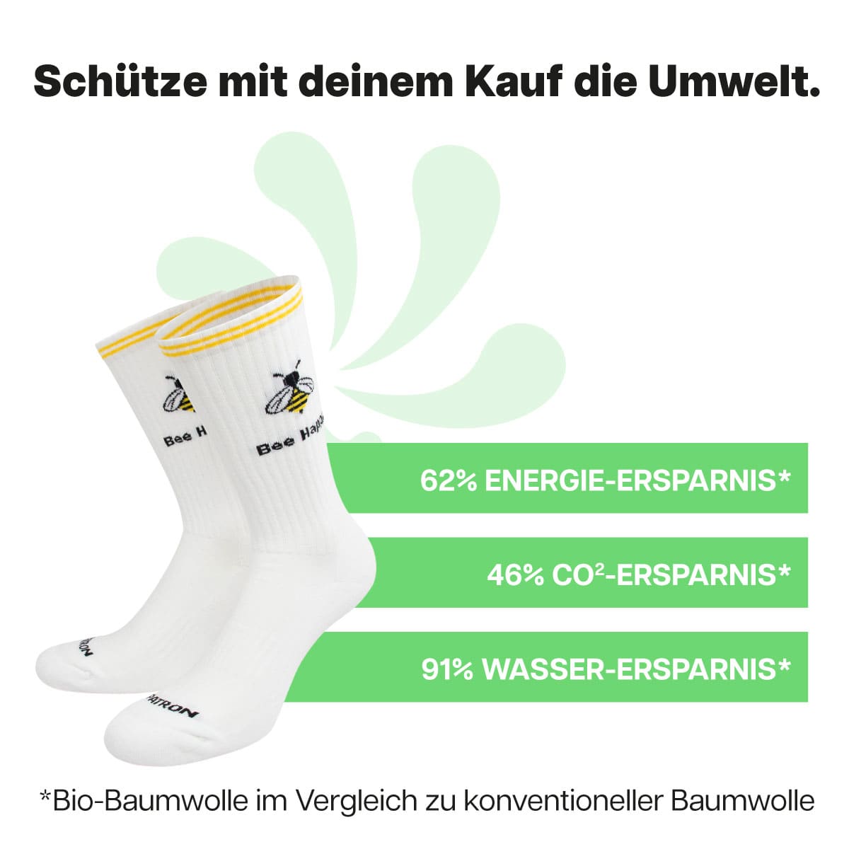 Bee Happy Tennissocken