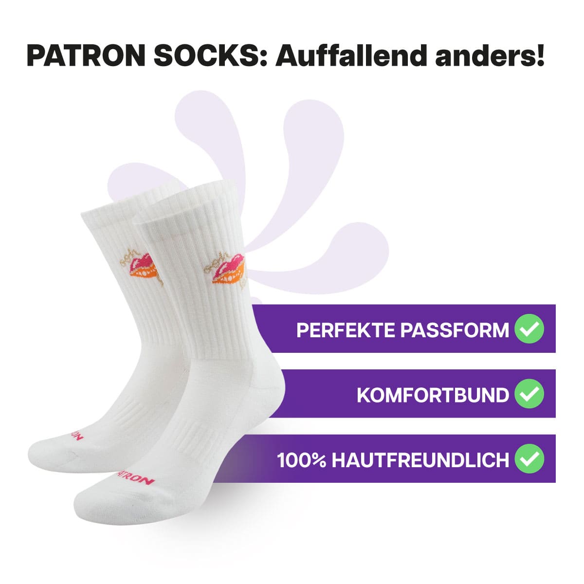 Ooh la la Glitzersocken