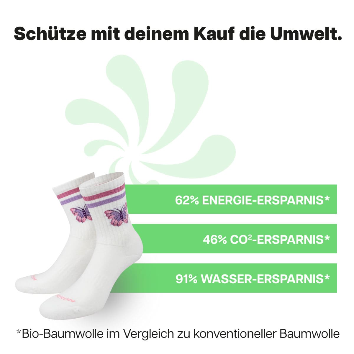 Butterfly Tennissocken