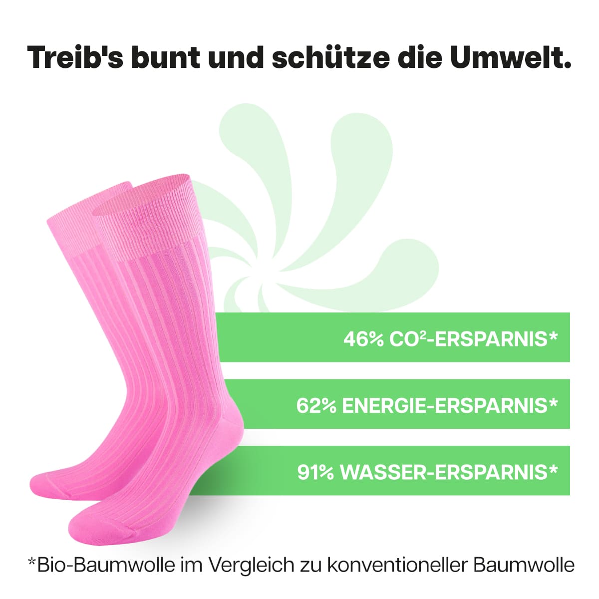 Nachhaltige pinke Business Socken von PATRON SOCKS