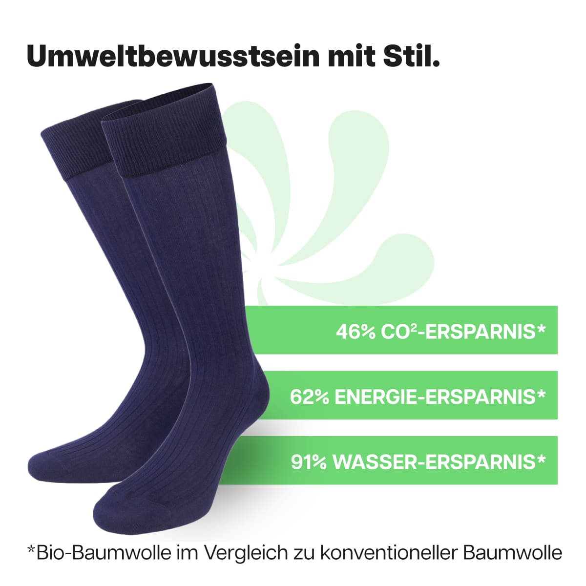 Nachhaltige Kniestrümpfe aus Bio-Baumwolle von PATRON SOCKS
