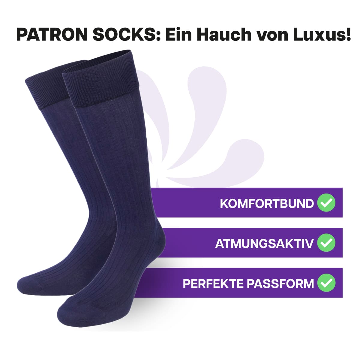 Luxus Kniestrümpfe von PATRON SOCKS