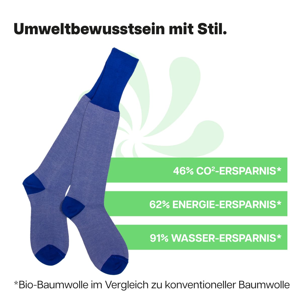 Nachhaltige Kniestrümpfe aus Bio-Baumwolle von PATRON SOCKS